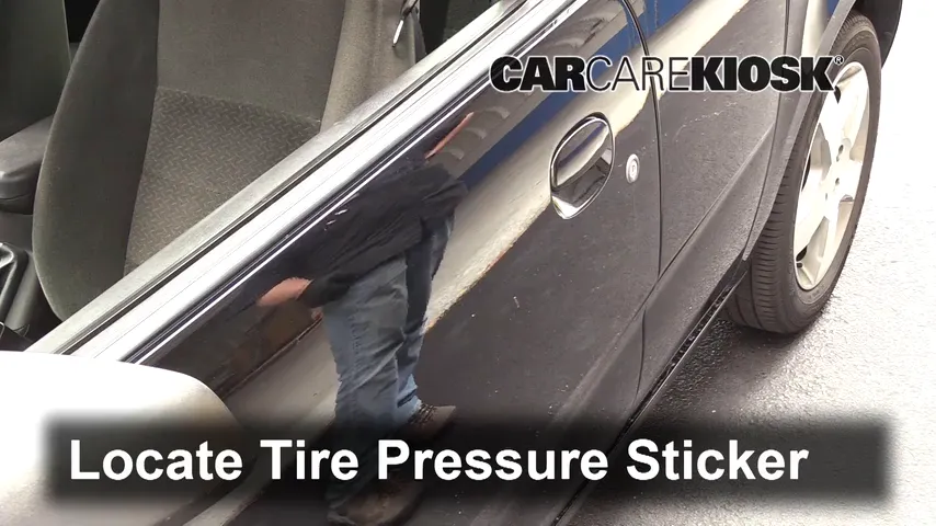 2006 Saturn Ion-3 2.2L 4 Cyl. Coupe Tires & Wheels Check Tire Pressure